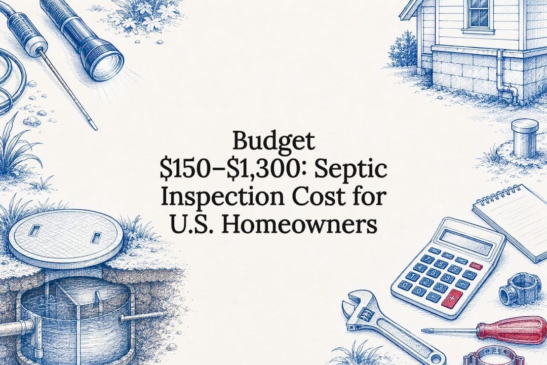 Budget $150–$1,300: Septic Inspection Cost for U.S. Homeowners