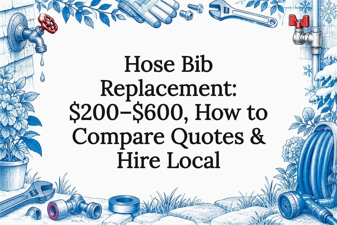 Hose Bib Replacement: $200–$600, How to Compare Quotes & Hire Local