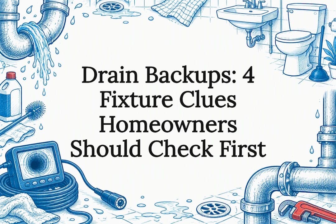 Drain Backups: 4 Fixture Clues Homeowners Should Check First