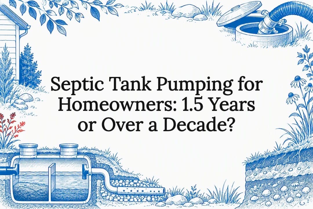 Septic Tank Pumping for Homeowners: 1.5 Years or Over a Decade?