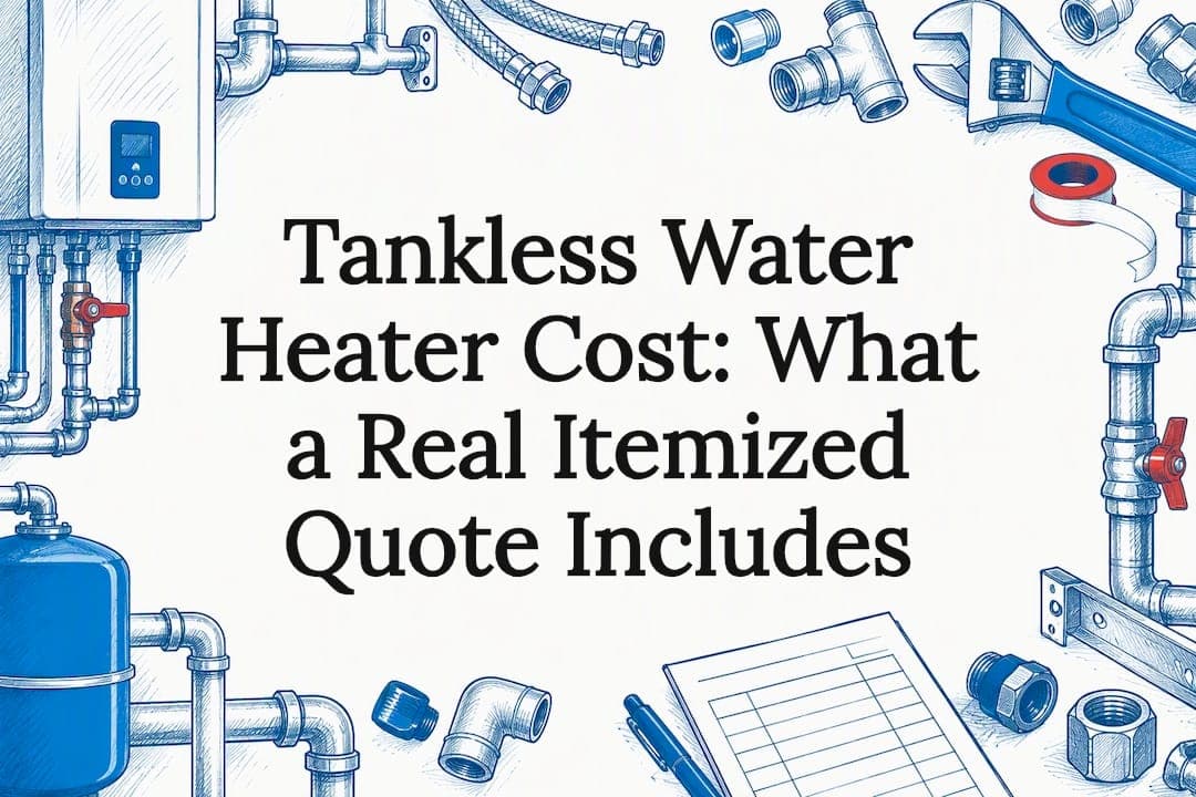 Tankless Water Heater Cost: What a Real Itemized Quote Includes