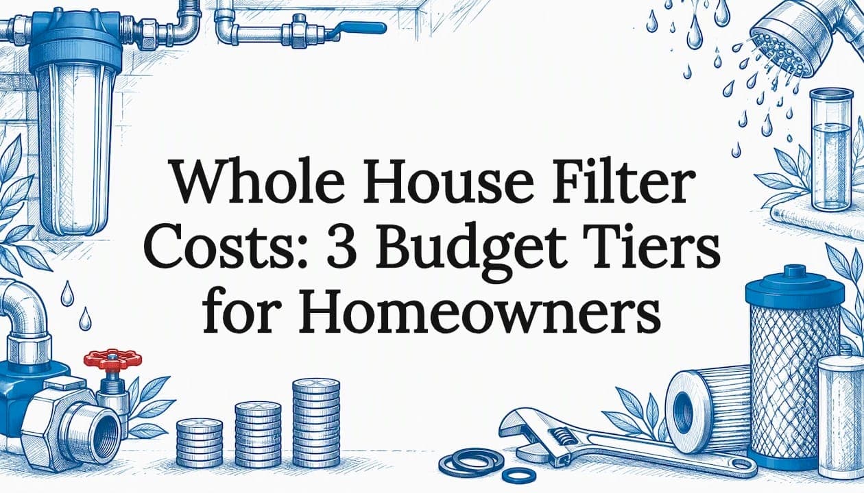Whole House Filter Costs: 3 Budget Tiers for Homeowners