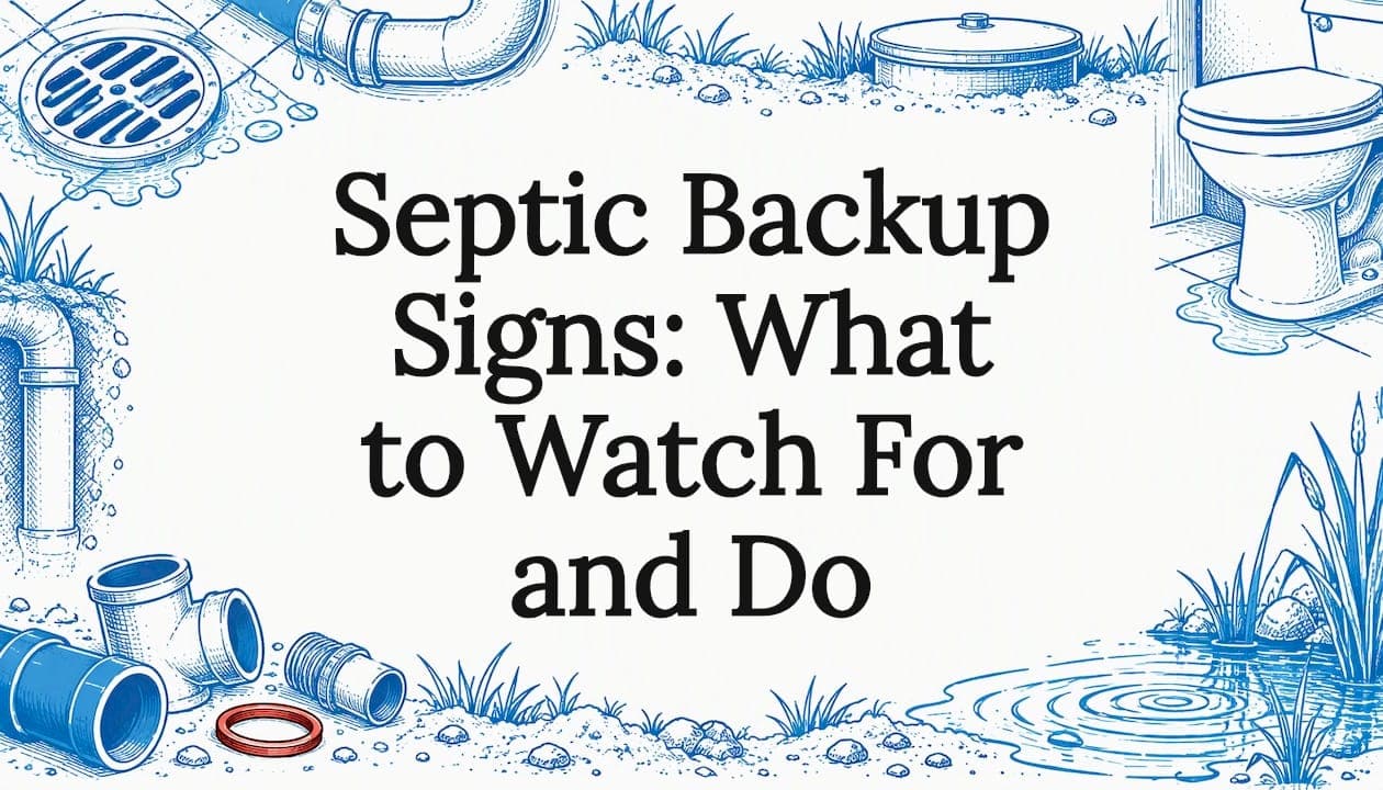 Septic Backup Signs: What to Watch For and Do