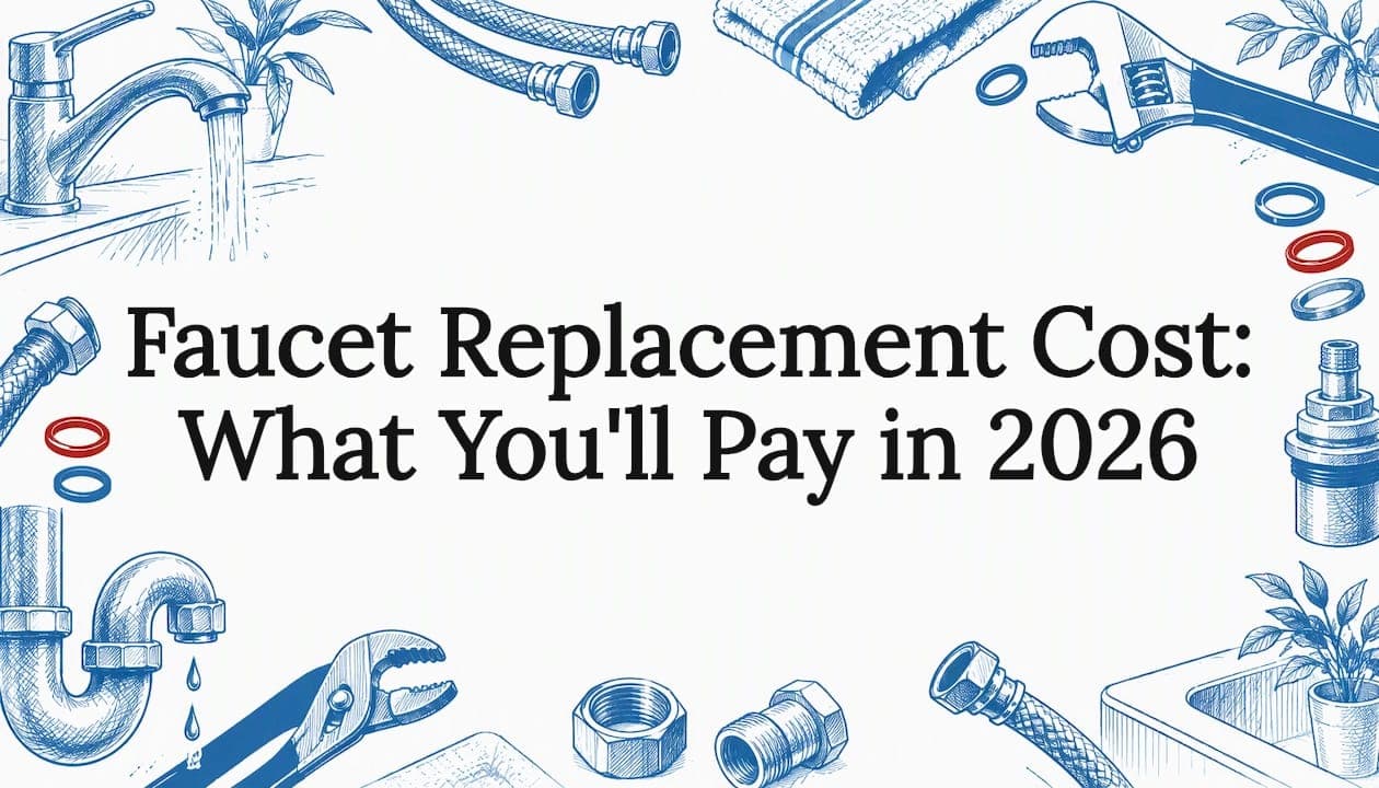 Faucet Replacement Cost: What You'll Pay in 2026